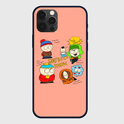 Чехол для iPhone 12 Pro Max Южный парк персонажи South Park, цвет: 3D-черный