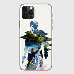 Чехол для iPhone 12 Pro Max Uncharted На картах не значится, цвет: 3D-серый