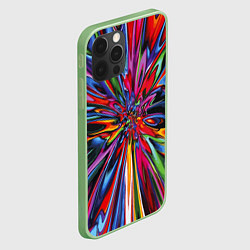 Чехол для iPhone 12 Pro Max Color pattern Impressionism, цвет: 3D-салатовый — фото 2