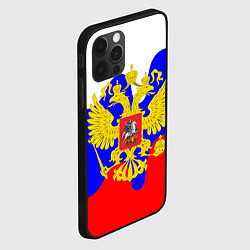 Чехол для iPhone 12 Pro Max Герб россии герб, цвет: 3D-черный — фото 2