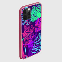 Чехол для iPhone 12 Pro Max Neon color pattern Fashion 2023, цвет: 3D-малиновый — фото 2