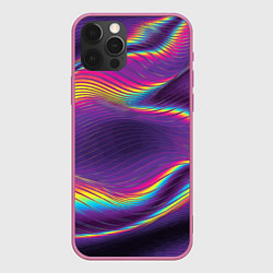 Чехол iPhone 12 Pro Max Neon fashion pattern Wave