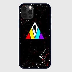 Чехол для iPhone 12 Pro Max Imagine dragons брызги красок, цвет: 3D-черный