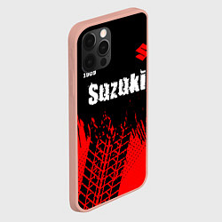 Чехол для iPhone 12 Pro Max SUZUKI Suzuki Est 1909 Шины, цвет: 3D-светло-розовый — фото 2