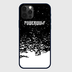 Чехол для iPhone 12 Pro Max Powerwolf: белые брызги, цвет: 3D-черный