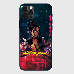 Чехол для iPhone 12 Pro Max Панам Cyberpunk2077, цвет: 3D-черный