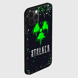 Чехол для iPhone 12 Pro Max Stalker сталкер брызги, цвет: 3D-черный — фото 2