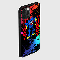 Чехол для iPhone 12 Pro Max POPPY PLAYTIME HAGGY WAGGY ХАГГИ ВАГГИ НЕОН, цвет: 3D-черный — фото 2