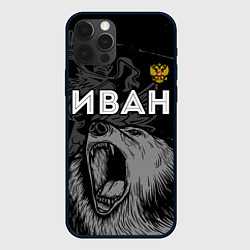 Чехол iPhone 12 Pro Max Иван Россия Медведь