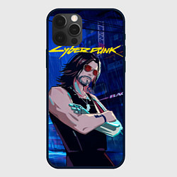 Чехол для iPhone 12 Pro Max Johnny Cyberpunk2077, цвет: 3D-черный