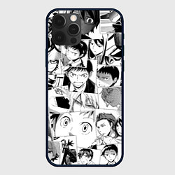 Чехол для iPhone 12 Pro Max Durarara pattern, цвет: 3D-черный