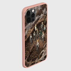 Чехол для iPhone 12 Pro Max Атака Титанов финал часть 3, цвет: 3D-светло-розовый — фото 2