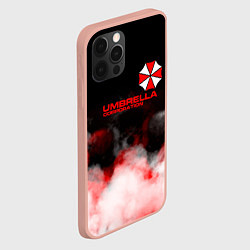 Чехол для iPhone 12 Pro Max Umbrella Corporation туман, цвет: 3D-светло-розовый — фото 2