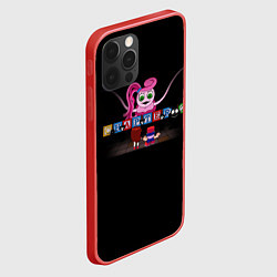 Чехол для iPhone 12 Pro Max POPPY PLAYTIME and Friday Night Funkin, цвет: 3D-красный — фото 2