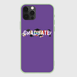 Чехол для iPhone 12 Pro Max Graduate!, цвет: 3D-салатовый