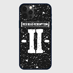 Чехол для iPhone 12 Pro Max RED DEAD REDEMPTION 2 Краска, цвет: 3D-черный