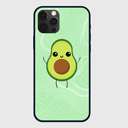 Чехол для iPhone 12 Pro Max Авокадо avocado, цвет: 3D-черный