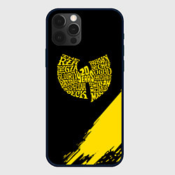 Чехол для iPhone 12 Pro Max Wu-tang clan логотип, цвет: 3D-черный