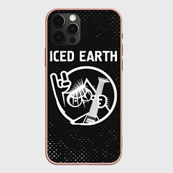 Чехол для iPhone 12 Pro Max Iced Earth - КОТ - Гранж, цвет: 3D-светло-розовый