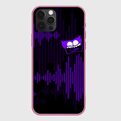 Чехол для iPhone 12 Pro Max PurpleMini Huggy WuggyPoppy Playtime, цвет: 3D-малиновый