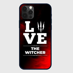 Чехол для iPhone 12 Pro Max The Witcher Love Классика, цвет: 3D-черный