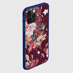 Чехол для iPhone 12 Pro Max Цветы Прекрасный Букет, цвет: 3D-тёмно-синий — фото 2
