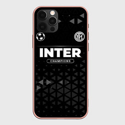 Чехол для iPhone 12 Pro Max Inter Форма Champions, цвет: 3D-светло-розовый