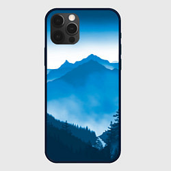 Чехол для iPhone 12 Pro Max Горы Лес, цвет: 3D-черный
