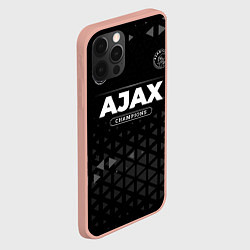 Чехол для iPhone 12 Pro Max Ajax Champions Uniform, цвет: 3D-светло-розовый — фото 2