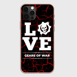 Чехол для iPhone 12 Pro Max Gears of War Love Классика, цвет: 3D-светло-розовый