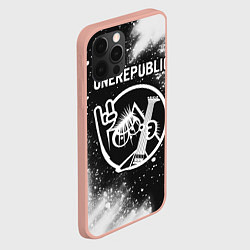 Чехол для iPhone 12 Pro Max OneRepublic - КОТ - Краска, цвет: 3D-светло-розовый — фото 2