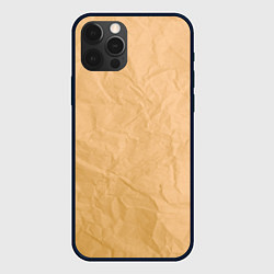 Чехол для iPhone 12 Pro Max Cream paper, цвет: 3D-черный