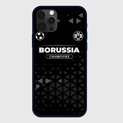 Чехол для iPhone 12 Pro Max Borussia Champions Uniform, цвет: 3D-черный