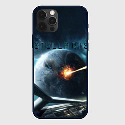 Чехол iPhone 12 Pro Max Stellaris взрыв звезды лучом с космического корабл