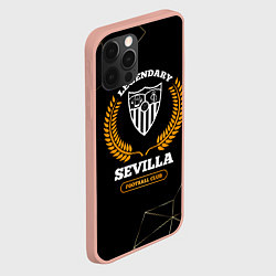Чехол для iPhone 12 Pro Max Лого Sevilla и надпись Legendary Football Club на, цвет: 3D-светло-розовый — фото 2