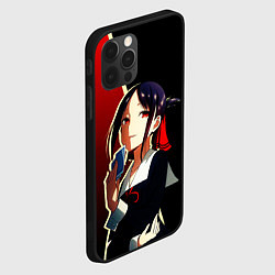 Чехол для iPhone 12 Pro Max Госпожа Кагуя с картами Госпожа Кагуя: В любви как, цвет: 3D-черный — фото 2