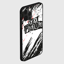 Чехол для iPhone 12 Pro Max Sex Pistols Big Logo, цвет: 3D-черный — фото 2