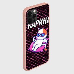 Чехол для iPhone 12 Pro Max Карина КОШЕЧКА Звезды, цвет: 3D-светло-розовый — фото 2