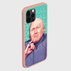 Чехол для iPhone 12 Pro Max Дональд Трамп, Доктор Зло, цвет: 3D-светло-розовый — фото 2