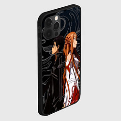 Чехол для iPhone 12 Pro Max Кирито и Асуна - Sword Art Online, цвет: 3D-черный — фото 2