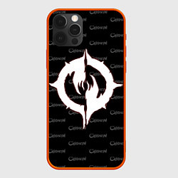 Чехол iPhone 12 Pro Max Chaoseum Pattern Emblem