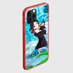 Чехол для iPhone 12 Pro Max Госпожа Кагуя Love is war Синомия, цвет: 3D-красный — фото 2