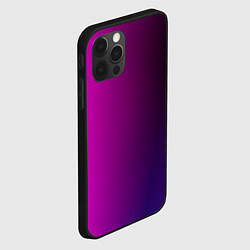 Чехол для iPhone 12 Pro Max VIOLET gradient, цвет: 3D-черный — фото 2