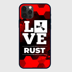 Чехол для iPhone 12 Pro Max Rust Love Классика, цвет: 3D-черный