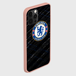 Чехол для iPhone 12 Pro Max Chelsea много линии, цвет: 3D-светло-розовый — фото 2