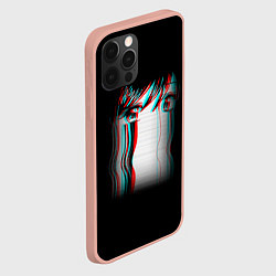 Чехол для iPhone 12 Pro Max Sad Neon Girl, цвет: 3D-светло-розовый — фото 2