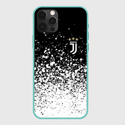 Чехол для iPhone 12 Pro Max Juventus fc брызги краски, цвет: 3D-мятный