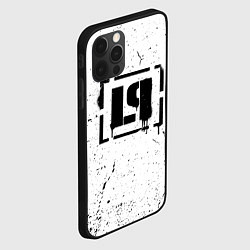 Чехол для iPhone 12 Pro Max Linkin Park брызги краски, цвет: 3D-черный — фото 2