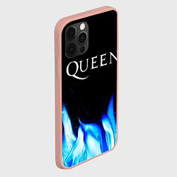 Чехол для iPhone 12 Pro Max Queen Blue Fire, цвет: 3D-светло-розовый — фото 2