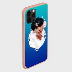 Чехол для iPhone 12 Pro Max Чонгук BTS, цвет: 3D-светло-розовый — фото 2